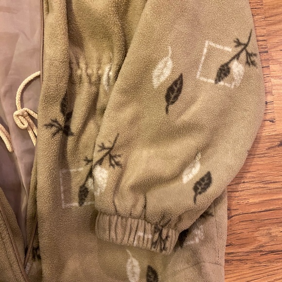 Vintage brown fleece jacket - Picture 4 of 4